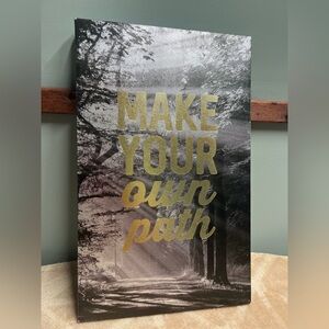 Make Your Own Path hanging wall canvas
